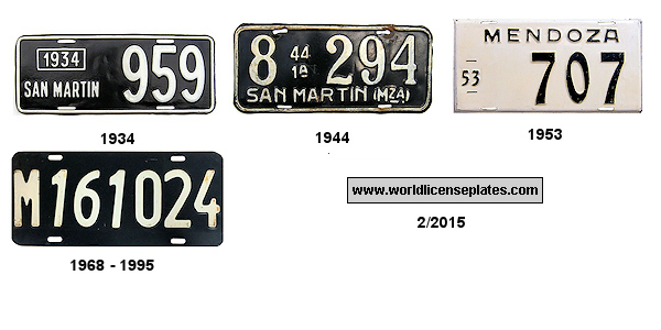Private/Passenger license plates