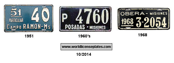 Private/Passenger license plates