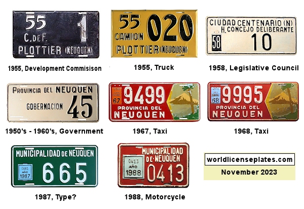 Non-Passenger/Other license plates