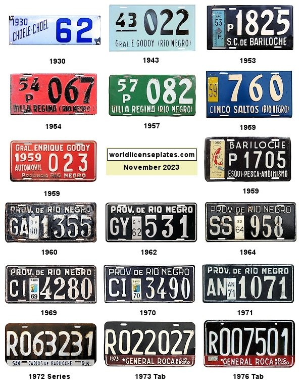 Private/Passenger license plates