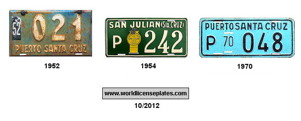 Private/Passenger license plates