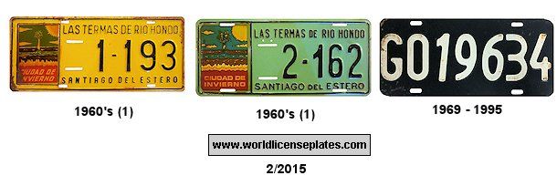 Private/Passenger license plates