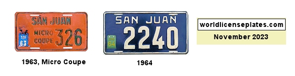 Private/Passenger license plates