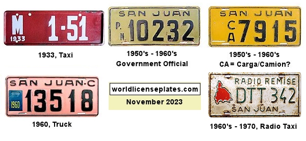Non-Passenger/Other license plates