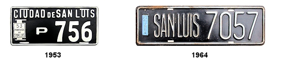 Private/Passenger license plates