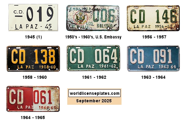Diplomatic Corps license plates