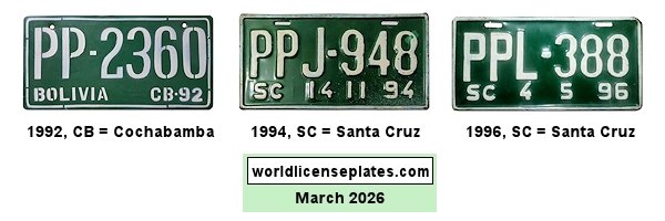 Temporary, Provisional license plates