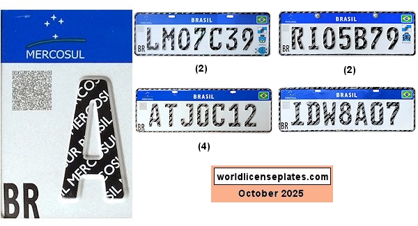 Private/Passenger license plates