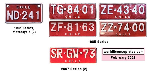 Free Zone (Iquique) license plates