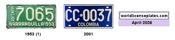 Consular Corps license plates