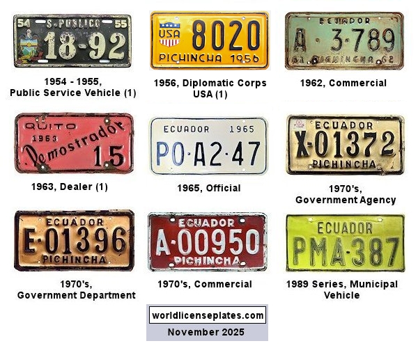 Non-Passenger/Other license plates