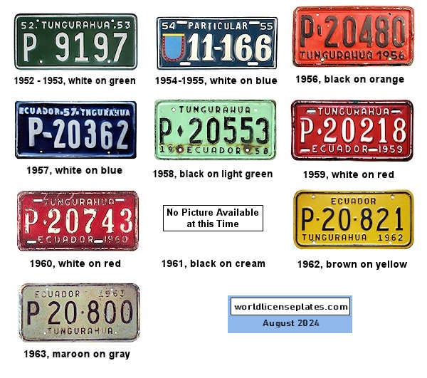 Private/Passenger license plates