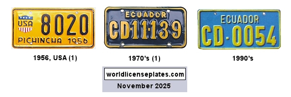 Diplomatic Corps license plates