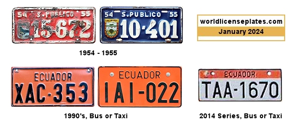 Public Service license plates