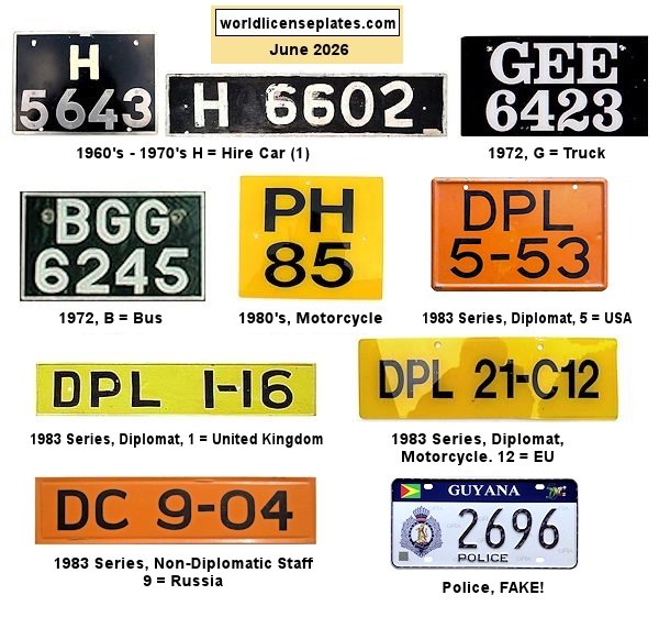 Non-Passenger/Other license plates
