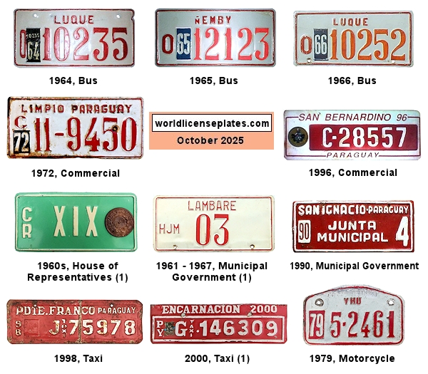 Non-Passenger/Other license plates