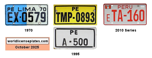 Temporary license plates