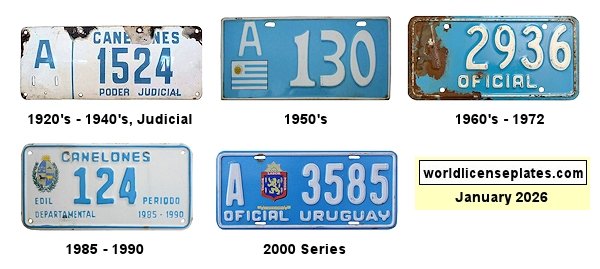 Official license plates