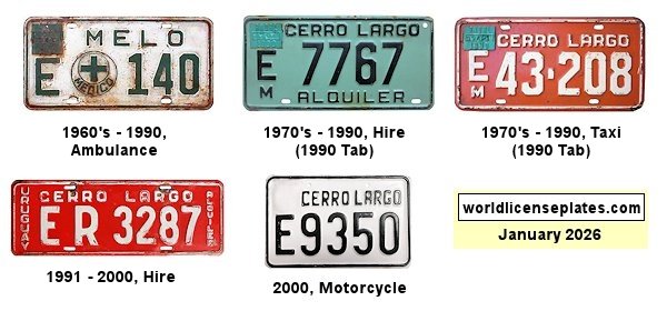Non-Passenger/Other license plates