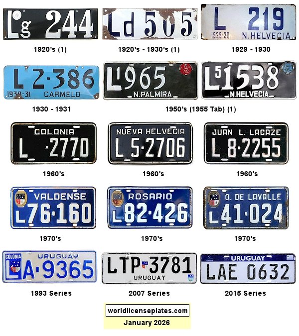 Private/Passenger license plates