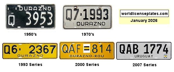 Private/Passenger license plates