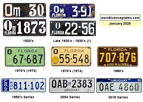 Private/Passenger license plates