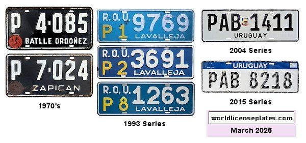 Private/Passenger license plates