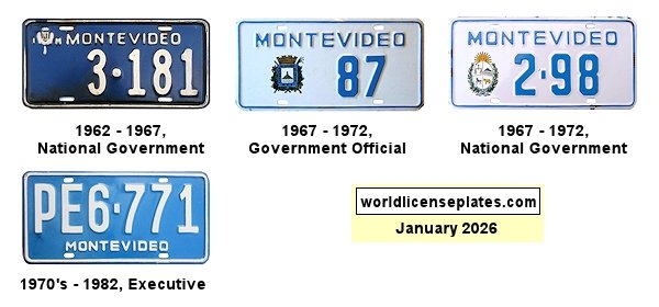 National Government license plates