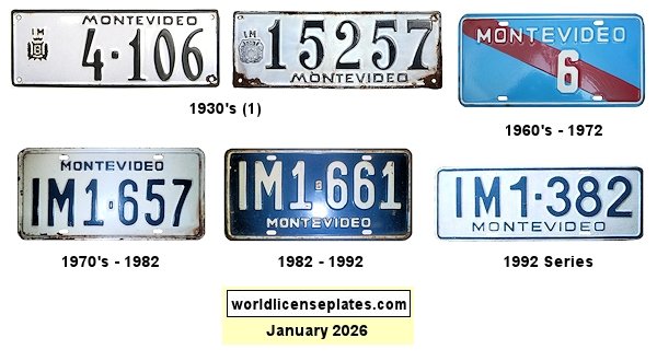 Municipal Government license plates