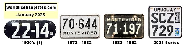 Motorcycle license plates