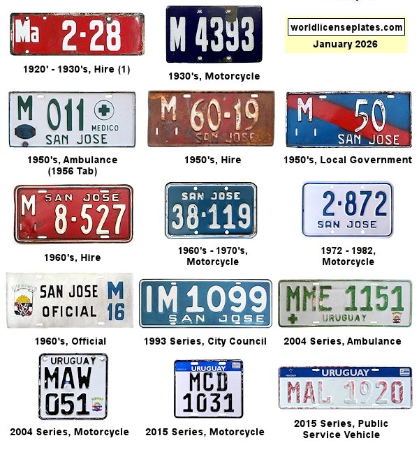Non-Passenger/Other license plates