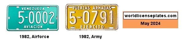 Military license plates
