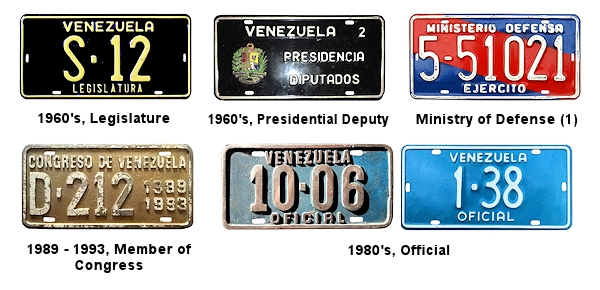 Government, Official - Federal license plates
