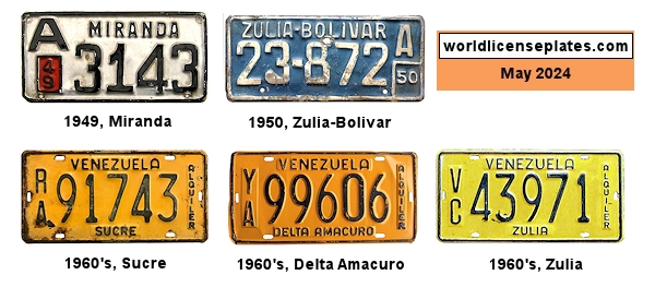 Rental license plates