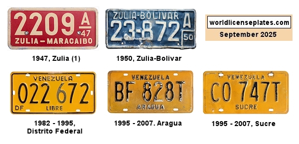 Taxi license plates