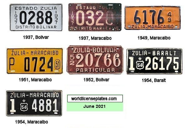 Private/Passenger license plates