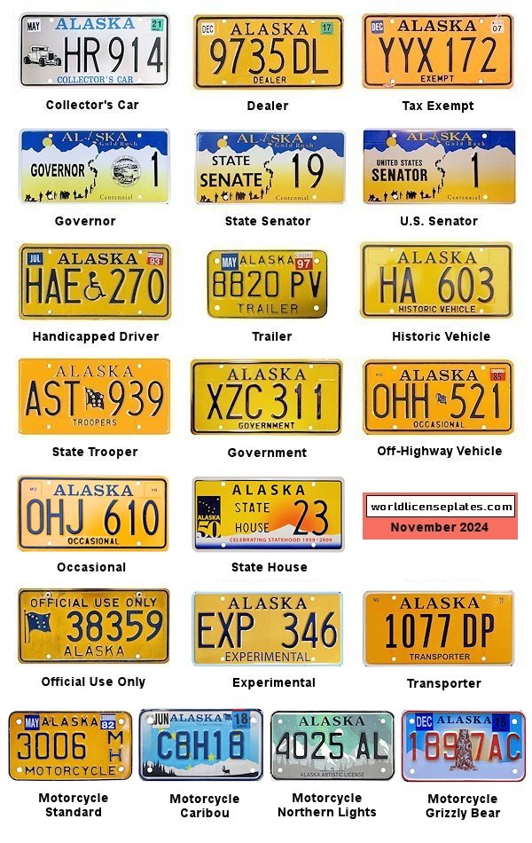 Non-Passenger/Other license plates
