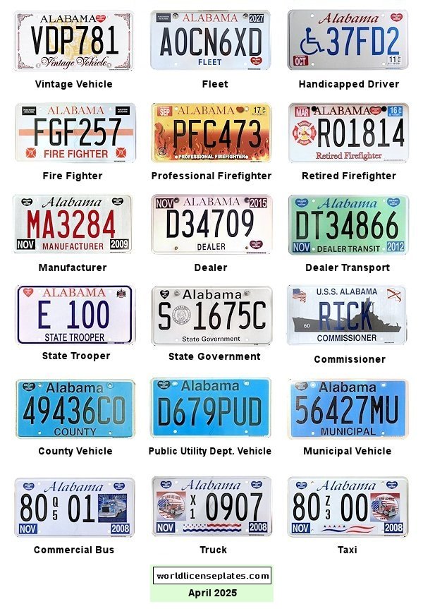 Non-Passenger/Other license plates
