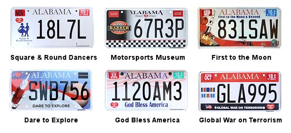 Special Interest license plates