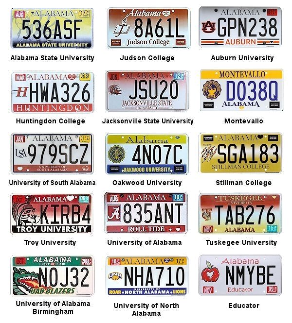Special Interest license plates