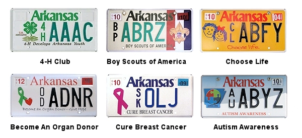 Special Interest license plates