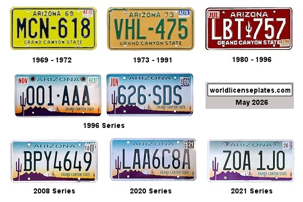 Private/Passenger license plates