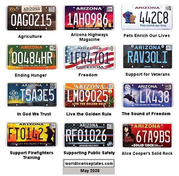 Special Interest license plates