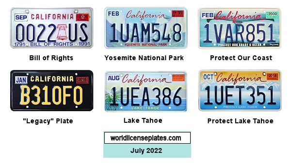 Special Interest license plates