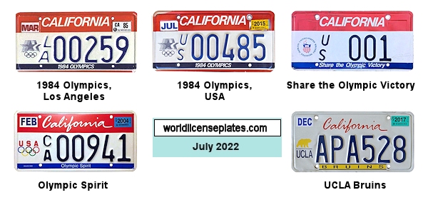 Special Interest license plates