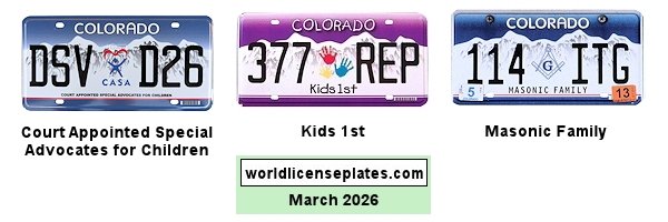 Special Interest license plates
