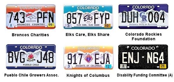 Special Interest license plates