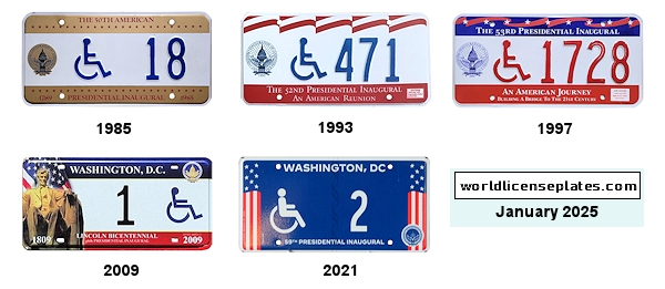 Handicapped Driver license plates