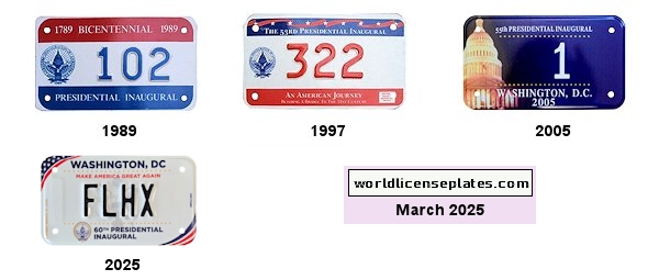 Motorcycle license plates