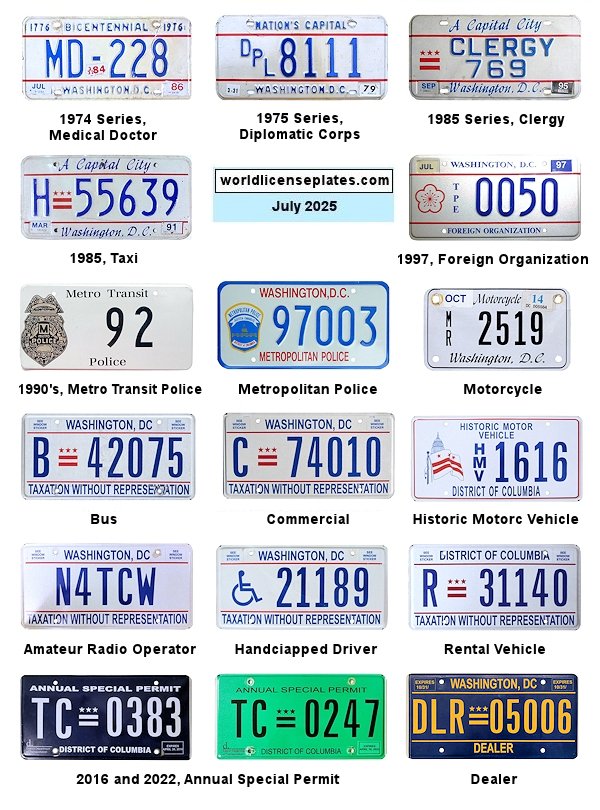 Non-Passenger/Other license plates